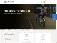 Tablet Screenshot of loanadda.com